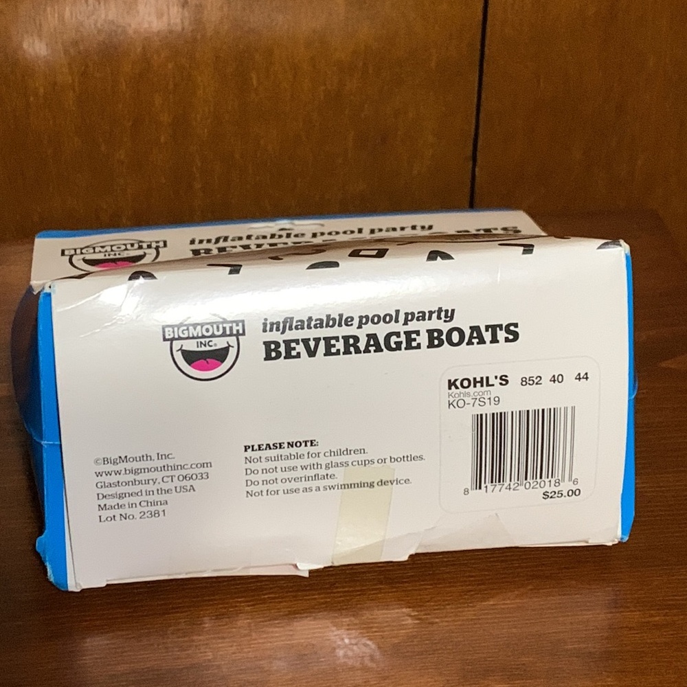 BIGMOUTH INC. - Inflatable Pool Party Beverage Boats (4) Flamingo 🦩 🆕 - Picture 4 of 5